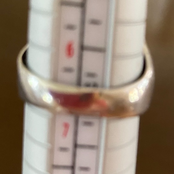 Charles Krypell Sterling Silver 14K Yellow Gold Round Crystal Ring - Picture 10 of 10